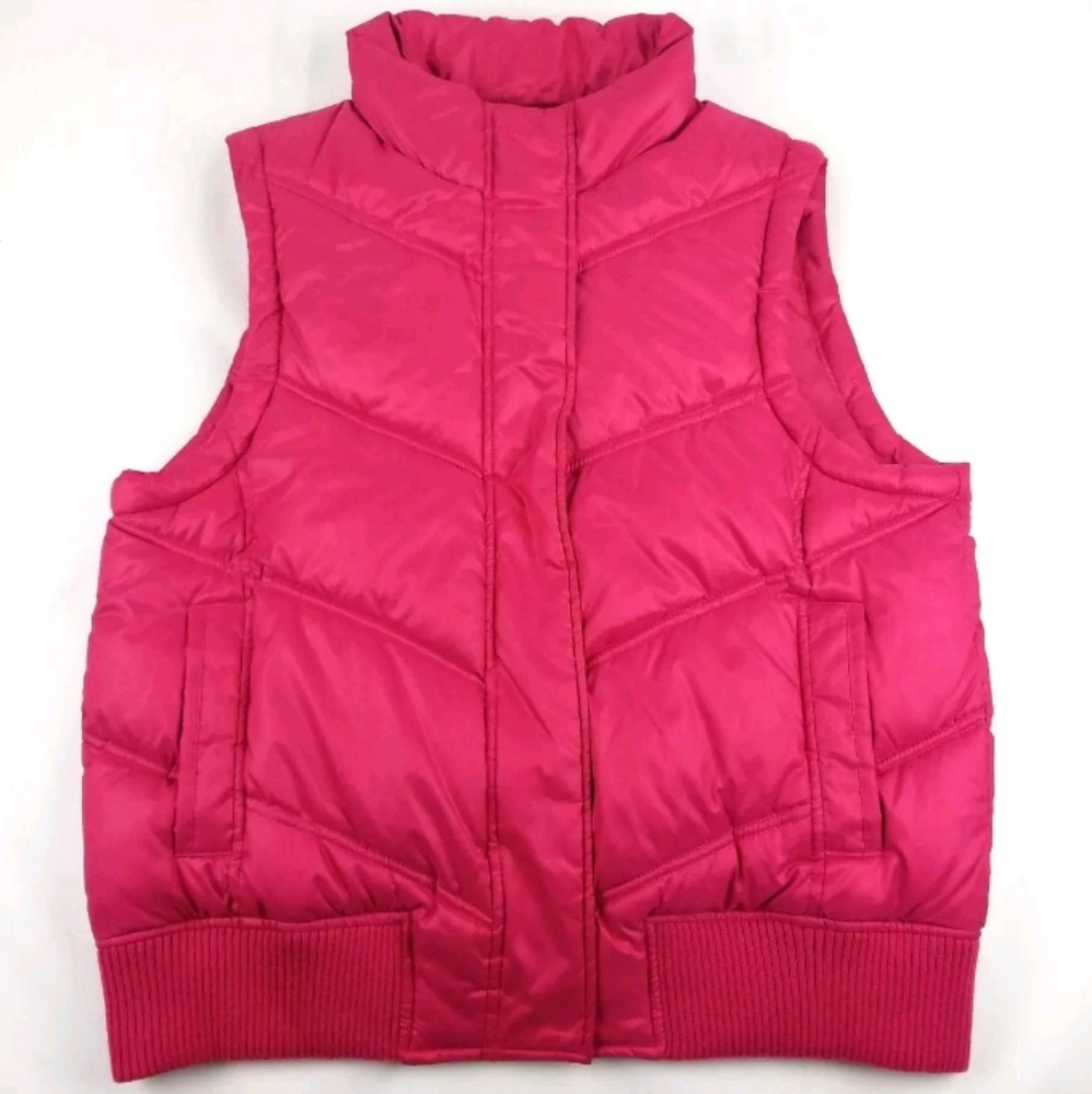 GAP Puffy Vest Large Outdoor Outerwear Zip Button